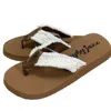 Gypsy Jazz Women's Daisies Flip-flop In White/black In Multi