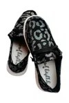 Gypsy Jazz Women's Dexter Slip On Sneaker In Black Leopard In Multi