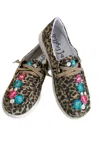 Gypsy Jazz Women's Leopard Slip On Sneakers In Flo Tan In Multi