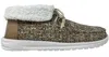 Gypsy Jazz Women's Marsha Sherpa Lined Casual Shoe In Tan In Gray