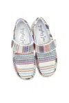 Gypsy Jazz Women's Melody Slip On Sneaker In Cream Multi In Beige