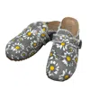 Gypsy Jazz Women's Picnic Slide Clogs In Grey In Grey