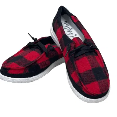 Gypsy Jazz Women's Prima Sneaker In Red/black In Multi