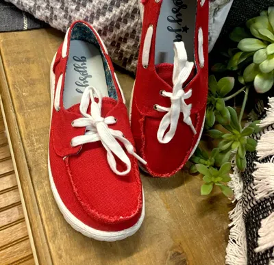 Gypsy Jazz Women's Sail Away Flat Shoe In Red