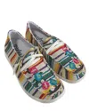 Gypsy Jazz Women's Stripe Slip On Sneakers In Flo Multi In Multi