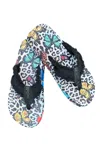 Gypsy Jazz Women's Tallulah Printed Flip Flops In Black Multi In Multi