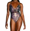 Gyv Me Body Class Act Bodysuit In Dark Amethyst In Multi