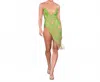 Gyv Me Body Empress Dress In Lime In Green