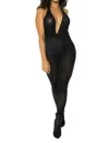 Gyv Me Body Lovers Leg Jumpsuit In Black In Black