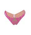 Gyv Me Body Women's Side Hip Brazilian Bikini In Berry In Pink