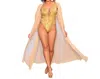 Gyv Me Body Wrap Kimono In Sand In Yellow