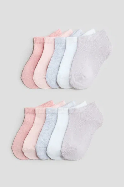 H&m Kids'  10-pack Ankle Socks In Multi
