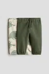 H&m 2-pack Brushed-inside Joggers In Multi