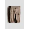 H&m Babies'  2-pack Cargo Joggers In Brown
