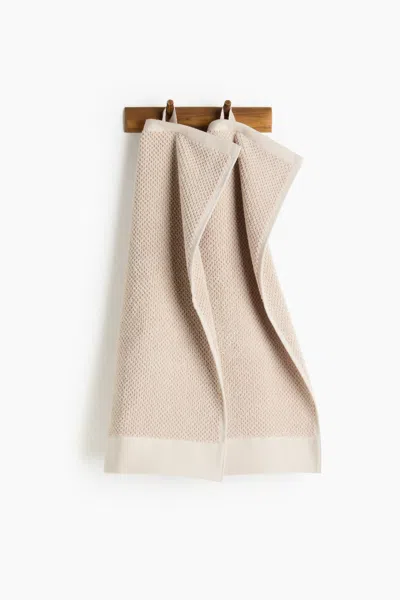 H&m 2-pack Cotton Terry Guest Towels In Brown