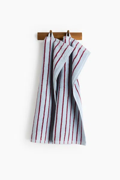 H&m 2-pack Cotton Terry Guest Towels In Blue