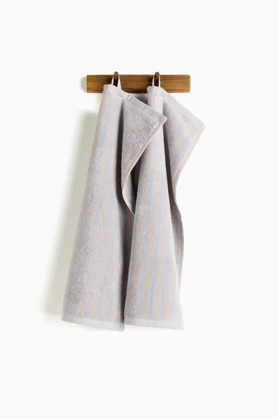 H&m 2-pack Cotton Terry Guest Towels In Gray