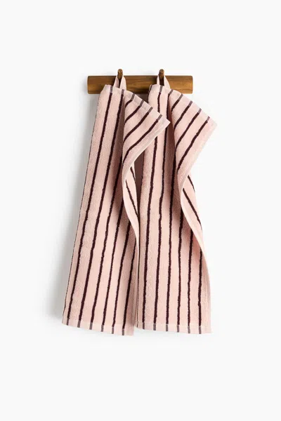 H&m 2-pack Cotton Terry Guest Towels In Multi