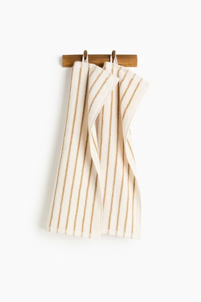 H&m 2-pack Cotton Terry Guest Towels In Multi