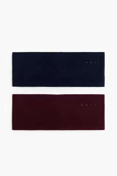 H&m 2-pack Sports Headbands In Multi