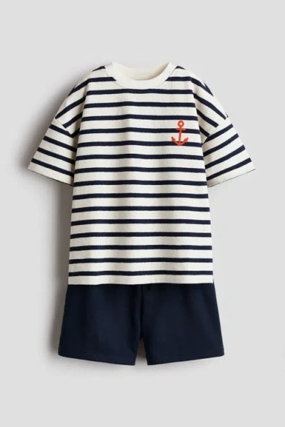 H&m Kids'  2-piece Cotton Set In Multi
