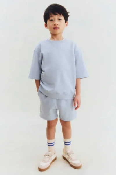 H&m Kids'  2-piece Cotton Sweatshirt Set In Blue