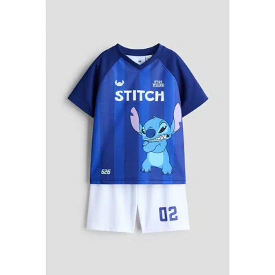 H&m Kids'  2-piece Football Set In Blue