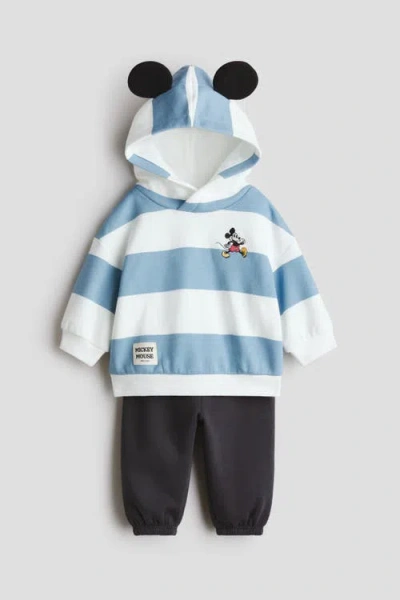 H&m Babies'  2-piece Hoodie And Joggers Set In Multi