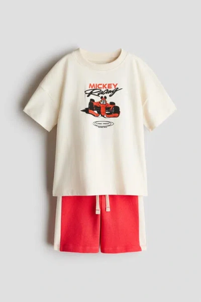 H&m Kids'  2-piece Printed Set In Multi