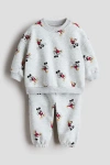 H&m Babies'  2-piece Printed Sweatshirt Set In Multi
