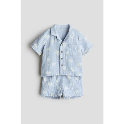 H&m Babies'  2-piece Set In Blue