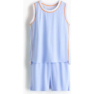 H&m Kids'  2-piece Sports Set With Drymove In Blue
