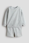 H&m Kids'  2-piece Sweatshirt Set In Gray