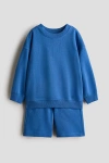 H&m Kids'  2-piece Sweatshirt Set In Blue