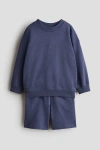 H&m Kids'  2-piece Sweatshirt Set In Blue
