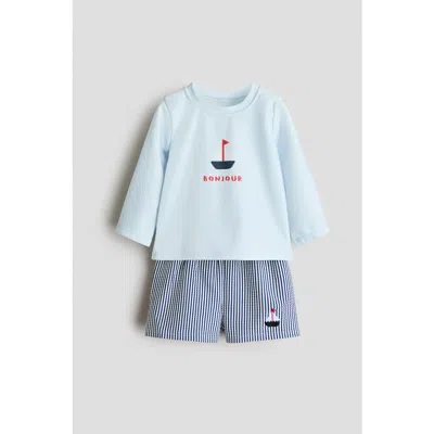 H&m Babies'  2-piece Swim Set In Blue