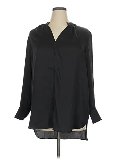 Pre-owned H&m 3/4 Sleeve Blouse In Black