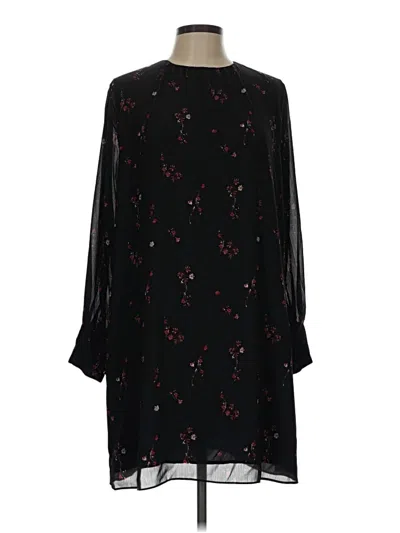 Pre-owned H&m 3/4 Sleeve Blouse In Black