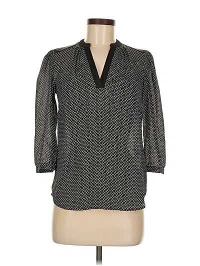 Pre-owned H&m 3/4 Sleeve Blouse In Gray