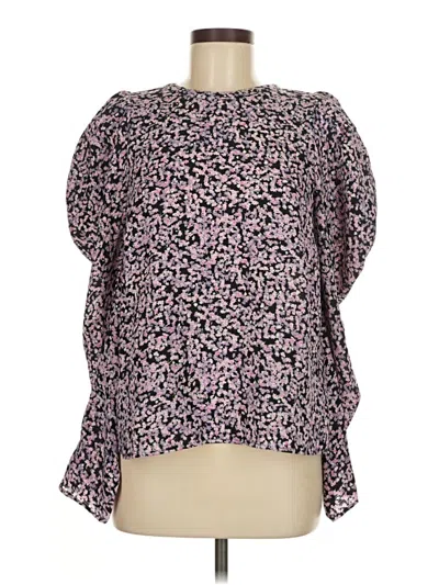 Pre-owned H&m 3/4 Sleeve Blouse In Pink