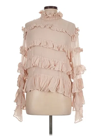 H&m 3/4 Sleeve Blouse In Pink
