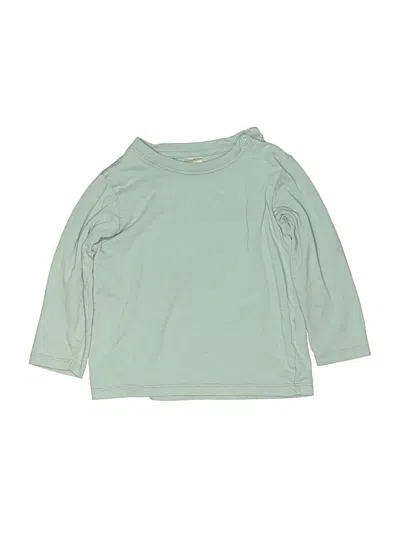 Pre-owned H&m Kids' 3/4 Sleeve T-shirt In Green