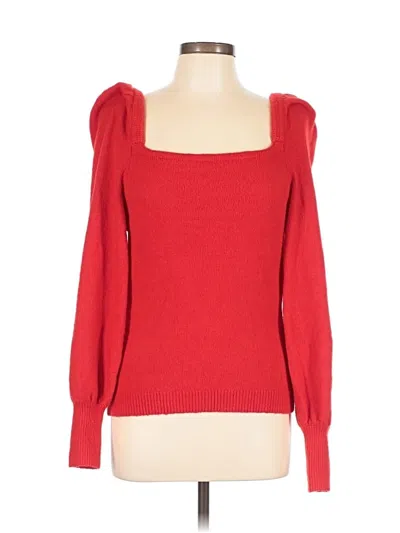 Pre-owned H&m 3/4 Sleeve T-shirt In Red