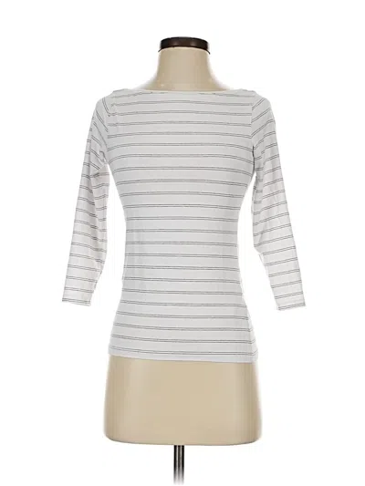 Pre-owned H&m 3/4 Sleeve T-shirt In Silver