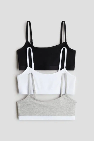 H&m Kids'  3-pack Jersey Tops In Multi