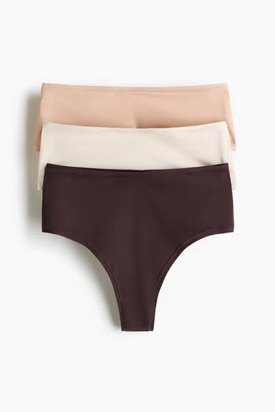 H&m 3-pack Sports Hipster Briefs With Drymove In Multi