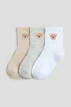 H&m 3-pack Socks In Multi