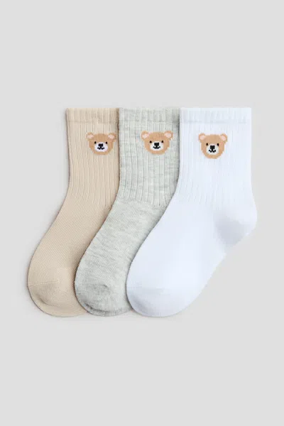 H&m Babies' 3-pack Socks In Multi