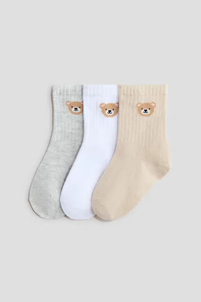 H&m Babies' 3-pack Socks In Multi