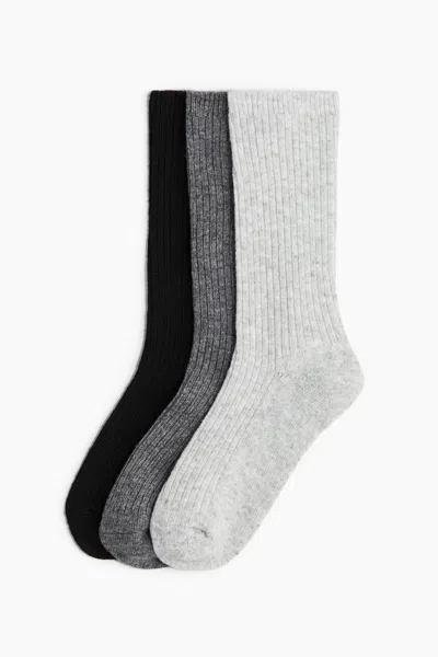 H&m 3-pack Socks In Multi